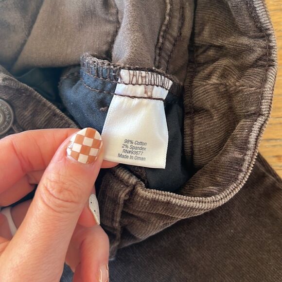 Womens corduroy pants brown St. John’s bay size 4 - Picture 3 of 4